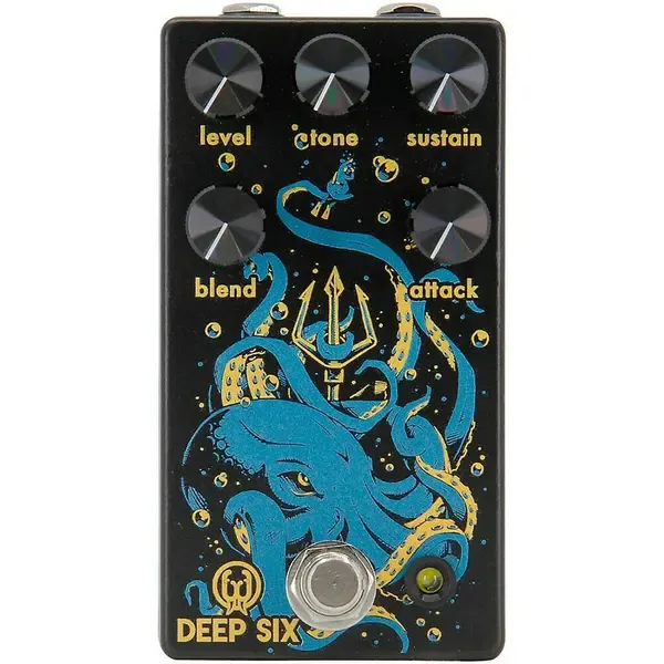 Педаль эффектов для электрогитары Walrus Audio Deep Six Compressor V3 Limited Edition Effects Pedal