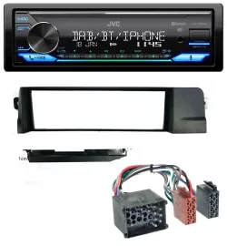JVC Bluetooth DAB USB MP3 Autoradio für BMW 3er E46 Profiversion Rundpin