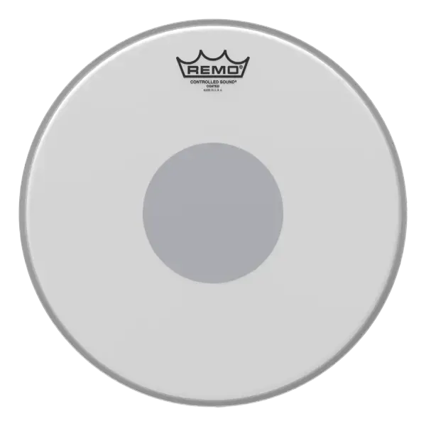Пластик для барабана Remo 13" Controlled Sound Coated Black Dot