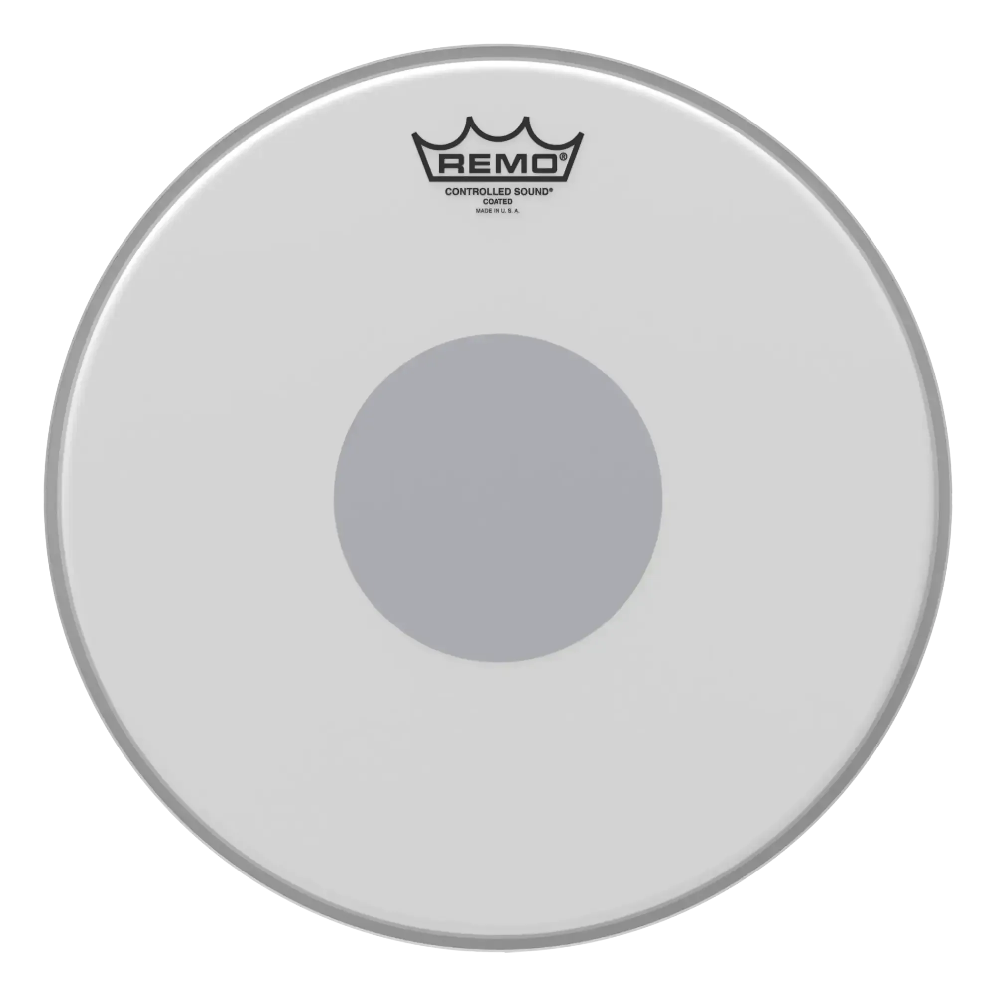 Пластик для барабана Remo 13" Controlled Sound Coated Black Dot