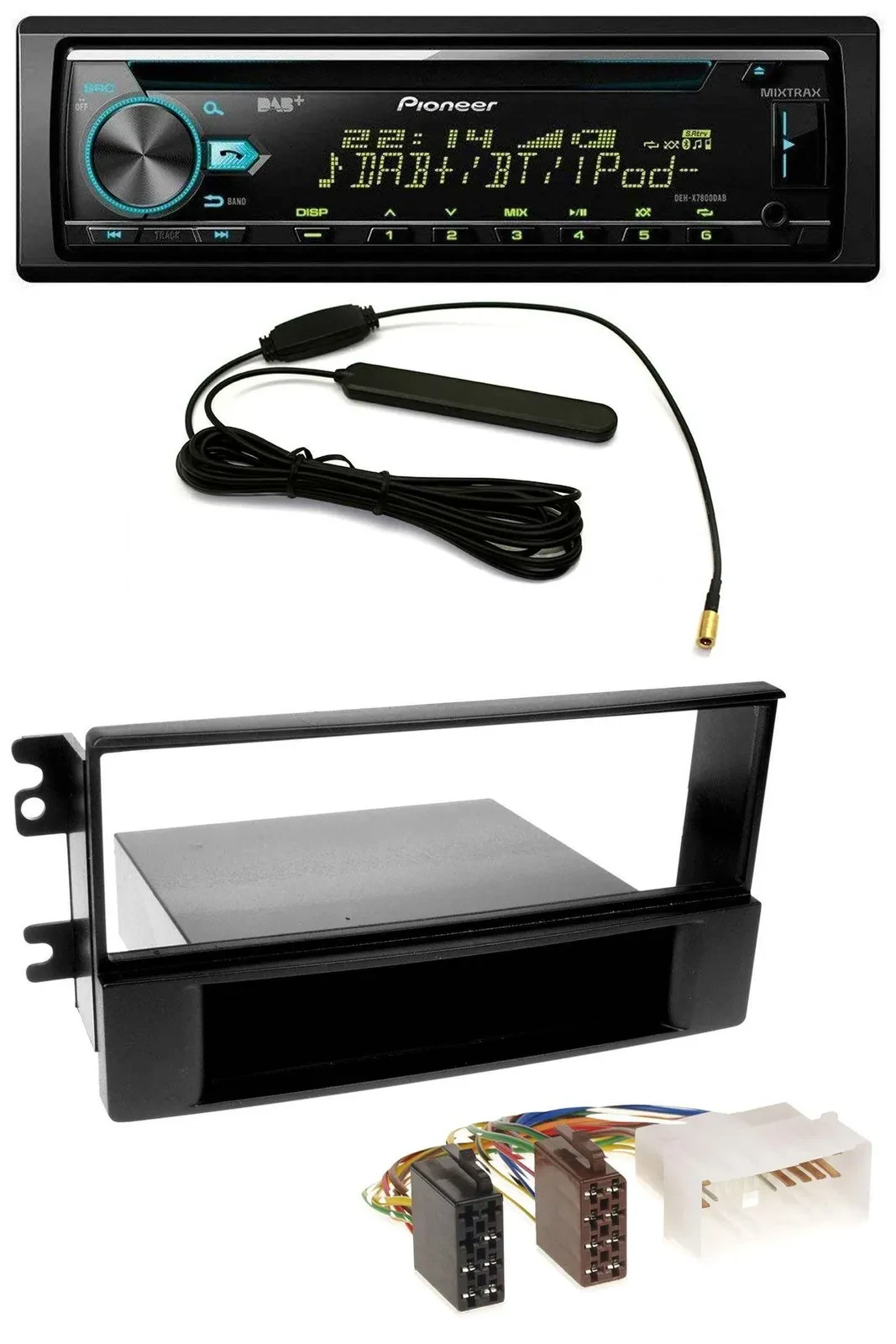 Pioneer CD MP3 AUX DAB USB Autoradio für Kia Sportage (ab 2005)