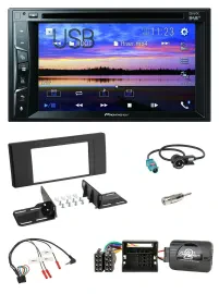 Pioneer Bluetooth 2DIN USB DVD DAB Lenkrad Autoradio für BMW X5 E53 2000-2006