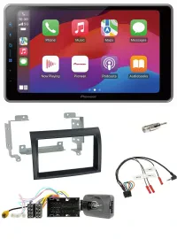 Pioneer Lenkrad USB DAB Bluetooth 2DIN Autoradio für Citroen Jumper ab 14 schwar