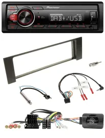 Pioneer MP3 1DIN DAB USB Lenkrad Autoradio für Audi A4 2000-2004 Can-Bus ISO
