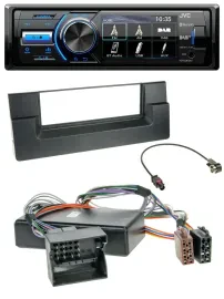 JVC Bluetooth MP3 USB DAB Autoradio für BMW X5 E53 5er E39 Aktivsystem Quadlock