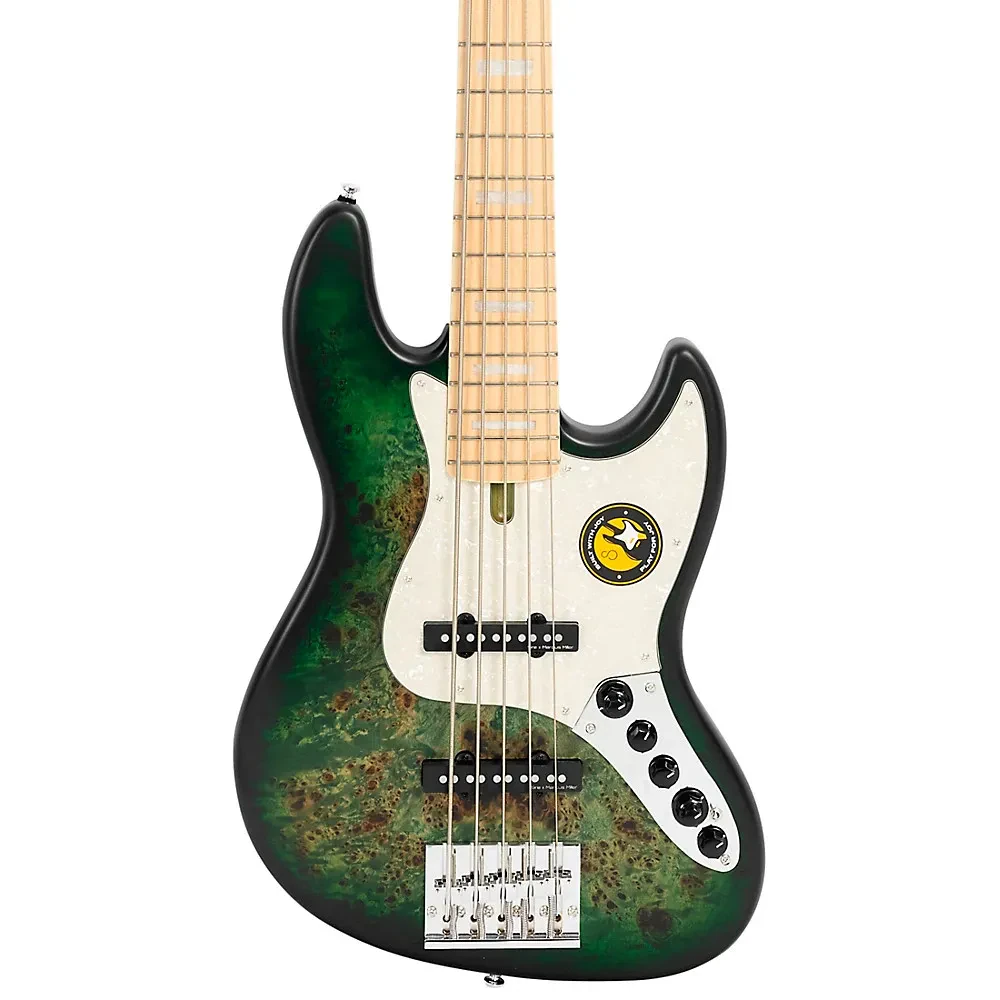 Sire Marcus Miller V7 Swamp Ash Reissue 5-String Bass Satin Transparent Green