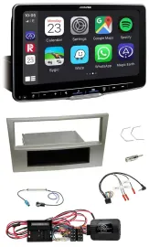 Автомагнитола Alpine для Opel Corsa D (2009–2014) Bluetooth, USB, DAB, Satin Stone