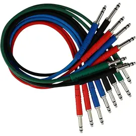 Коммутационный кабель Rapco Horizon StageMASTER TRS TT Patch Cable 0,3 м (8 штук)