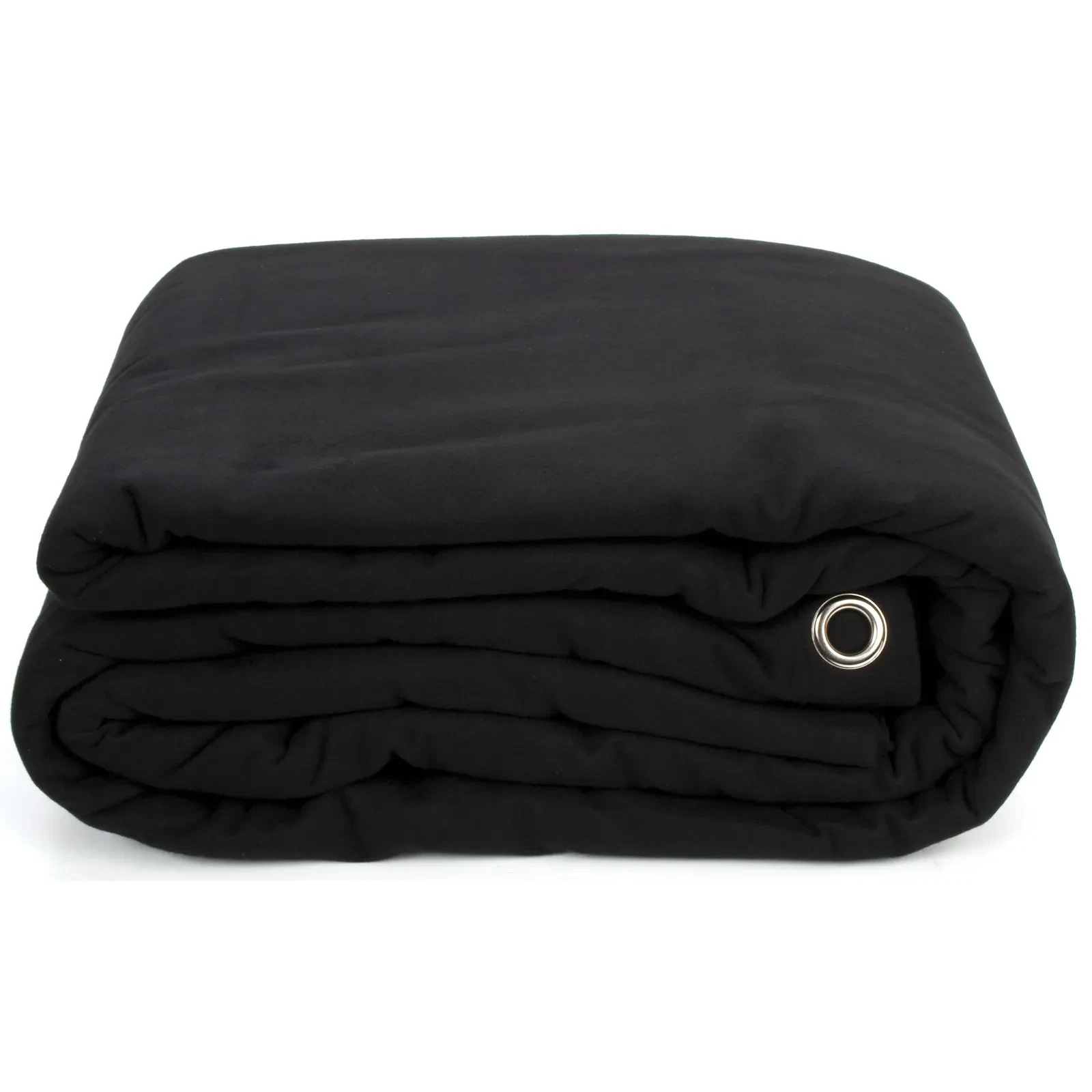 Bühnenvorhang 500x300cm B1 Zertifiziert 100% Baumwolle Schwarz Backdrop Messebau