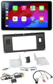 Pioneer Bluetooth 2DIN USB Lenkrad DAB Autoradio für Land Rover Evoque Blindstop