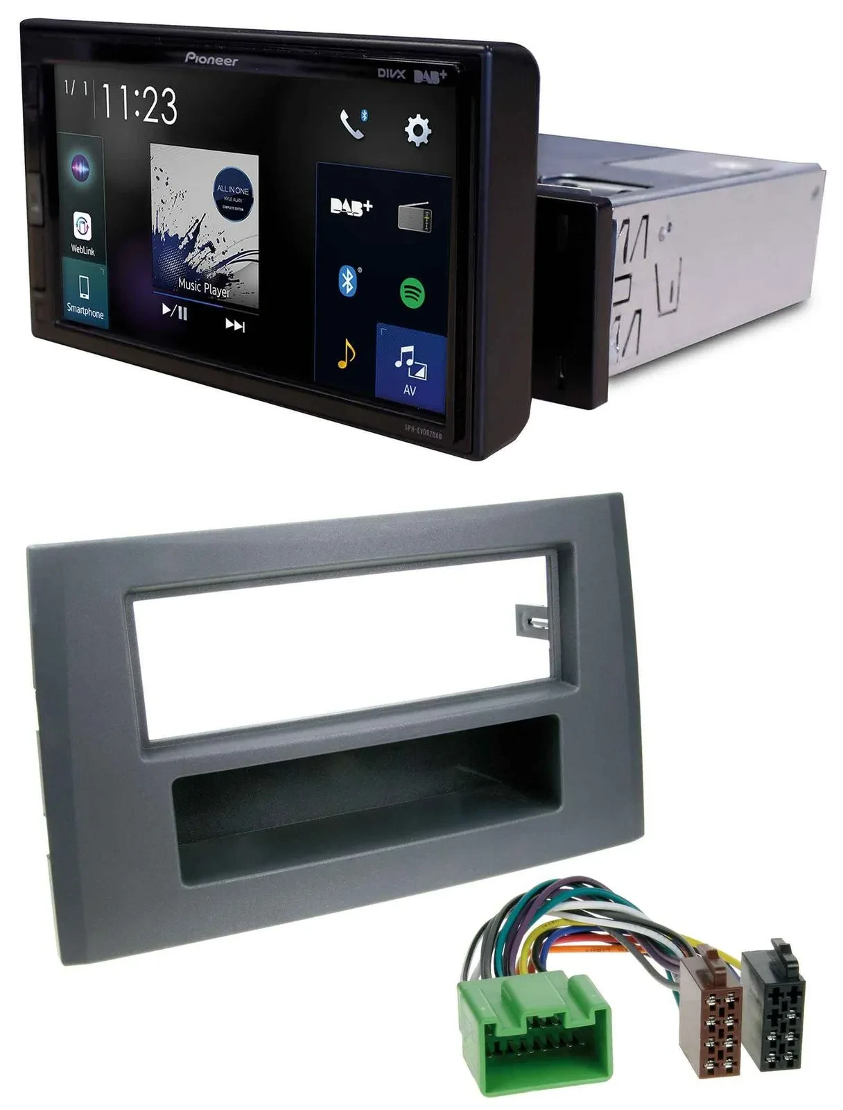Pioneer DAB MP3 Bluetooth USB Autoradio für Volvo XC90 (16 Pin, 2002-2014)