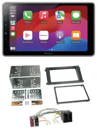 Pioneer MP3 USB DAB Bluetooth 2DIN Autoradio für Porsche Cayenne 2002-2007