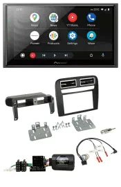 Pioneer USB 2DIN DAB Lenkrad Bluetooth Autoradio für Fiat Grande Punto 06-09 sch