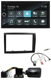 Blaupunkt 2DIN Lenkrad TMC Bluetooth USB DAB Navigation für Citroen Jumper Peuge