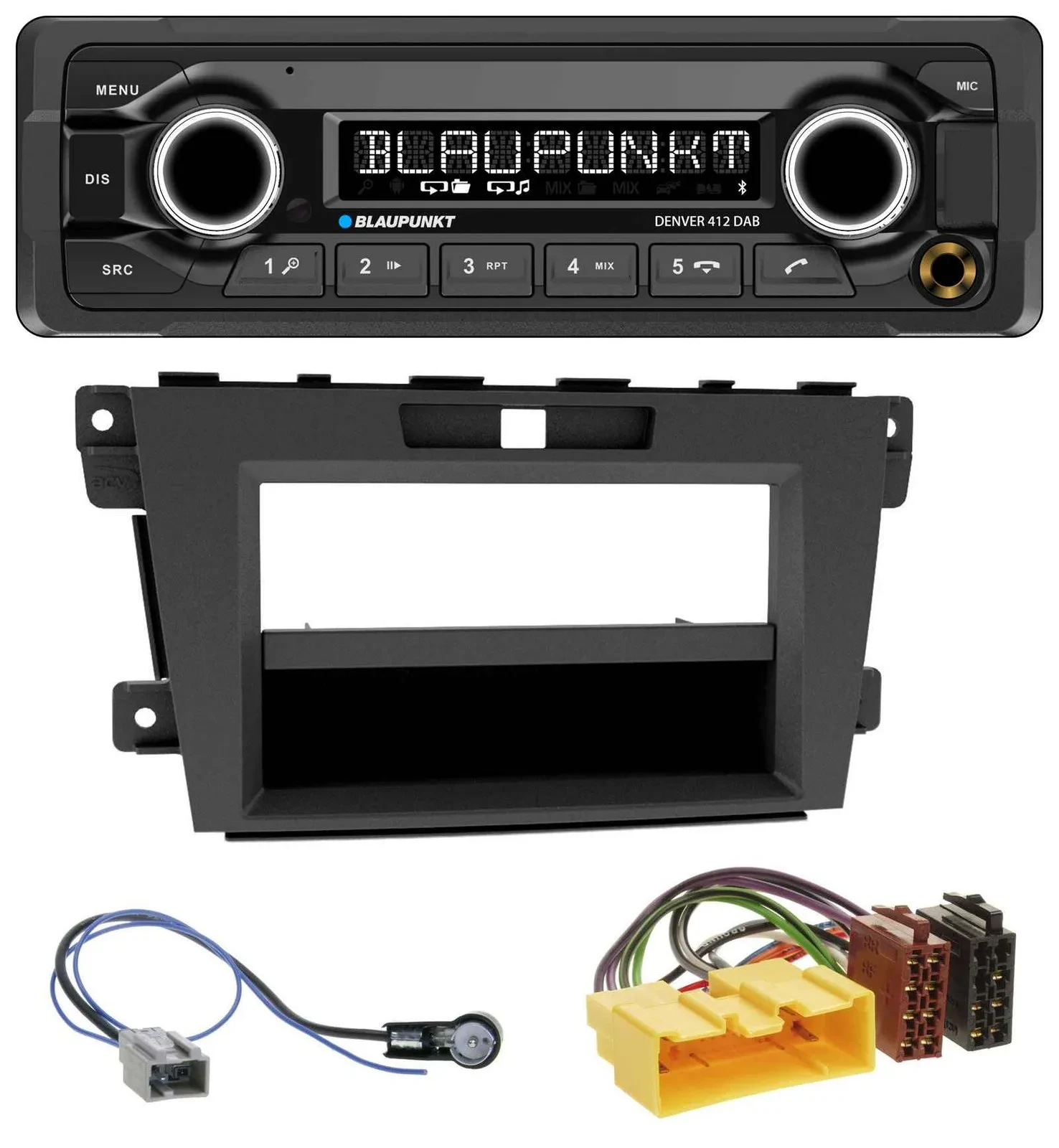 Blaupunkt Bluetooth DAB MP3 USB Autoradio für Mazda CX-7 (2009-2013)