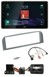 JVC DAB Lenkrad Bluetooth USB Autoradio für Alfa 147 GT anthrazit