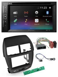 Pioneer Bluetooth MP3 USB 2DIN DAB DVD Autoradio für Mitsubishi ASX 2010-2014