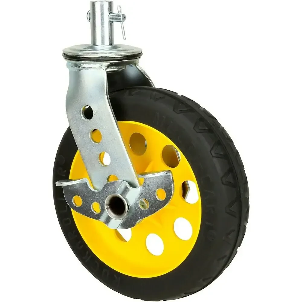 Rock N Roller RCSTR8X2 8" x 2" R-Trac Caster with Brake For R12 Carts - 2-Pack