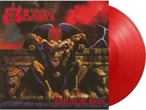 Виниловая пластинка Saxon - Unleash The Beast - Limited 180-Gram Red Colored Vinyl [New Vinyl LP] Co