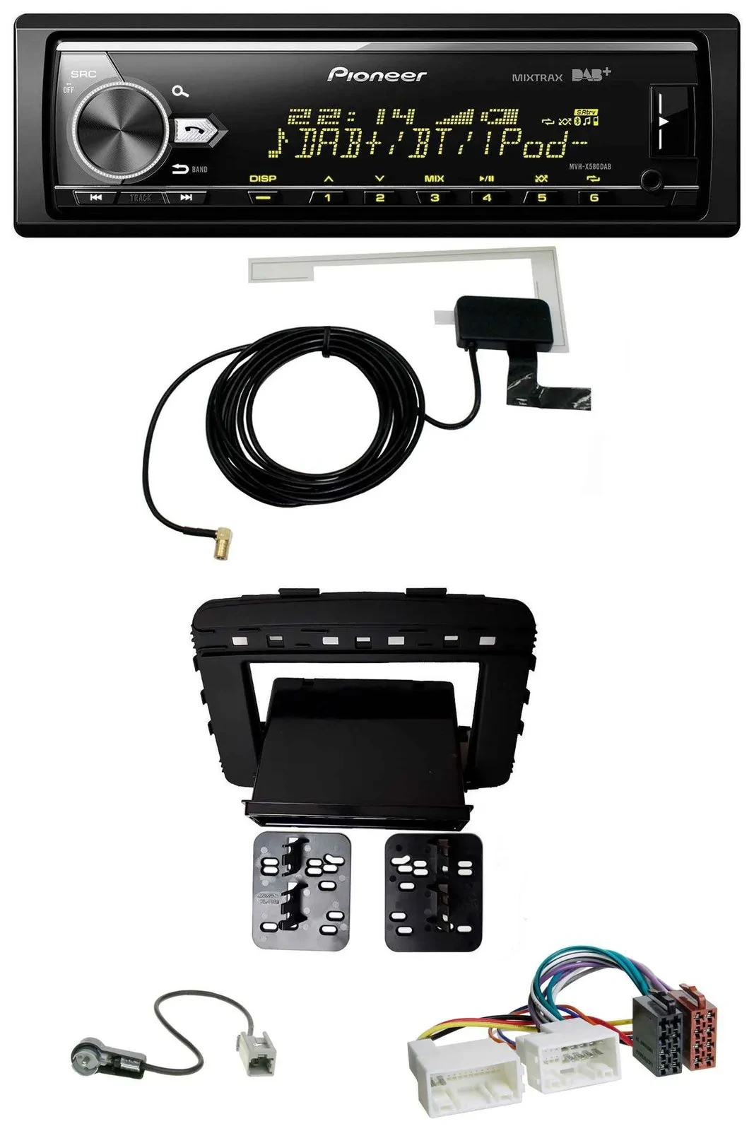 Автомагнитола для Kia Sorento (UM, с 03/2015) Pioneer Bluetooth, DAB, USB, MP3