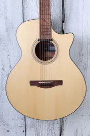 Ibanez AE275BT 6 String Baritone Acoustic Electric Guitar Natural Low Gloss