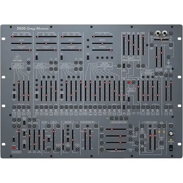 Модульный студийный синтезатор Behringer 2600 Gray Meanie Limited Edition