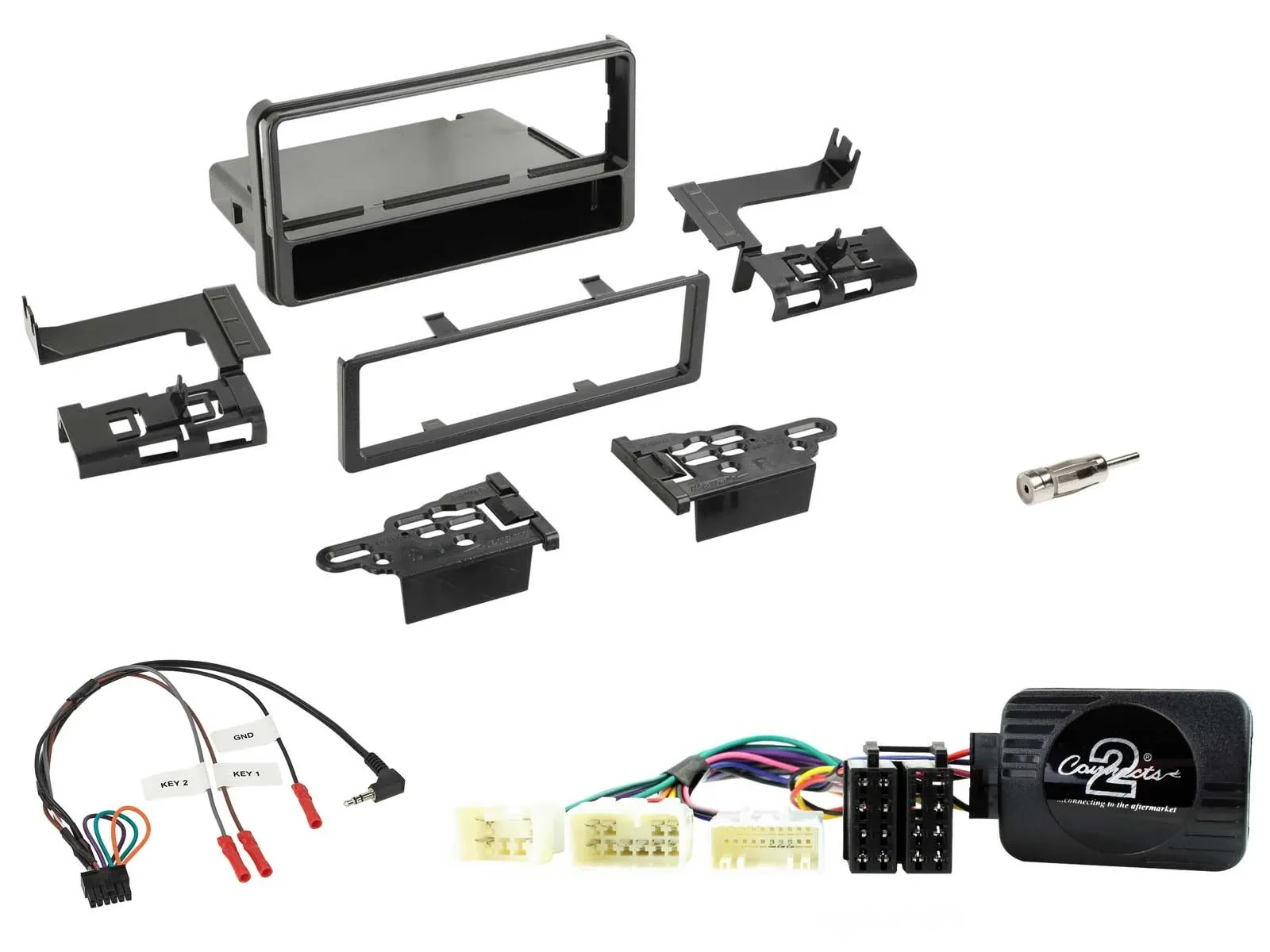 Radioset Lenkradadapter DIN Autoradio für Toyota Hilux 2005-2011