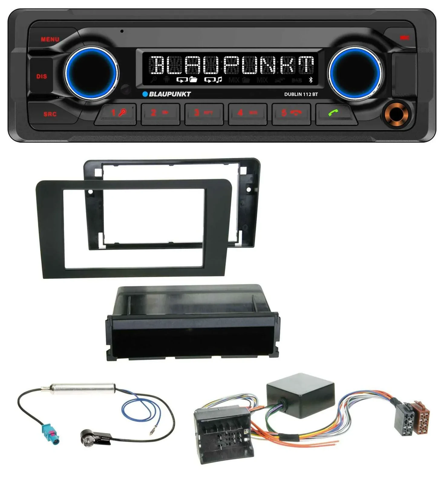 Blaupunkt MP3 Bluetooth USB AUX Autoradio für Audi A3 8P 06-12 Symphony Infinity