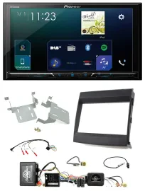 Pioneer Lenkrad Bluetooth USB 2DIN DAB Autoradio für Porsche Cayenne MOST-Sounds