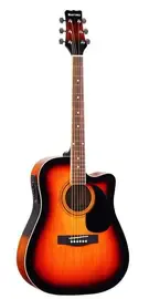 Электроакустическая гитара Martinez FAW-702CEQ VS