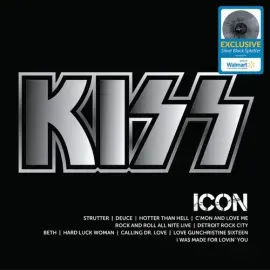 Виниловая пластинка Kiss - ICON (Walmart Exclusive) [New Vinyl LP] Black, Colored Vinyl, Silver