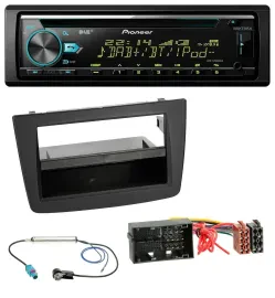 Автомагнитола для Alfa Romeo Mito 955 (с 2014) Pioneer DAB, MP3, CD, USB, Bluetooth, черная