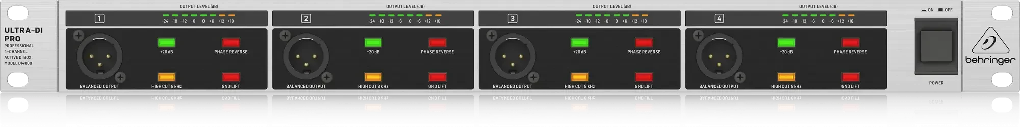 Директ-бокс активный Behringer DI4000 V2 Di-Box