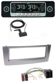 Автомагнитола для Fiat Punto/Grande Punto (с 2005 г.) Dietz DAB, Bluetooth, USB, MP3, серый