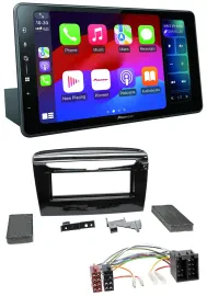 Pioneer Bluetooth DAB MP3 USB Autoradio für Lancia Y ab 12 schwarz glänzend