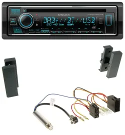 Автомагнитола Kenwood Bluetooth, DAB, USB, CD, MP3 для Seat Leon/Toledo (1998–2006)