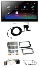 Pioneer DAB MP3 Bluetooth 2DIN USB Autoradio für Alfa Romeo Mito ISO 955 08-14 s