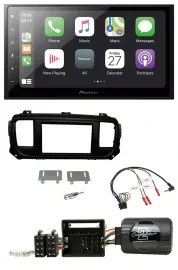 Pioneer Lenkrad Bluetooth DAB 2DIN USB Autoradio für Toyota Proace Citroen Jumpy