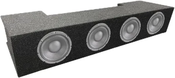 Atrend A219-8CPQS Empty Quad 8” Sealed Subwoofer Enclosure