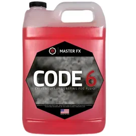 Master FX Code 6 Long Lasting Halloween Fog/Smoke Machine Fluid Juice Gallon