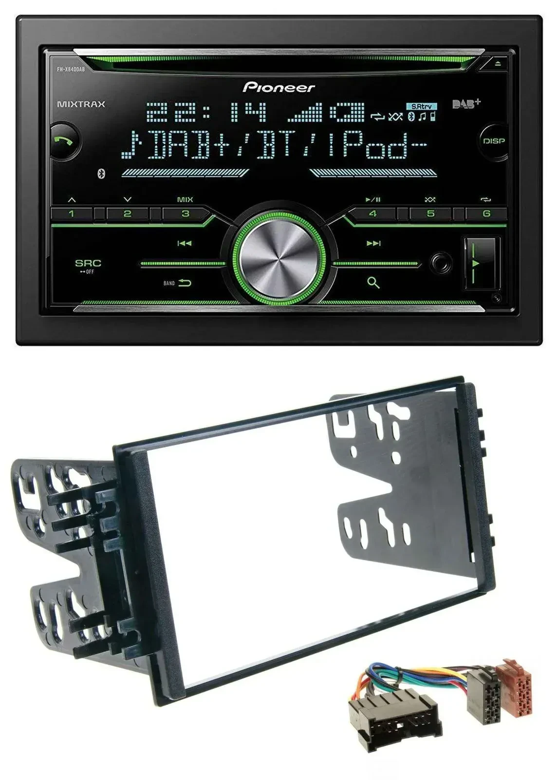 Автомагнитола Pioneer 2DIN Bluetooth DAB USB CD для Kia Carnival (2001–2005)