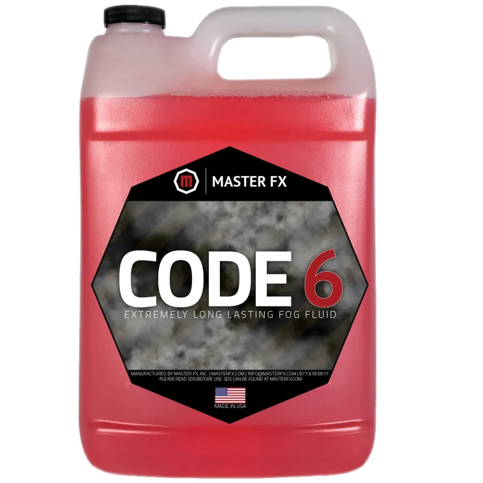 Master FX Code 6 Long Lasting Halloween Fog/Smoke Machine Fluid Juice Gallon