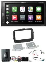 Pioneer USB Lenkrad DAB 2DIN Bluetooth Autoradio für Alfa Giulietta Infoadapter