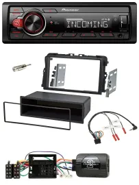 Pioneer Bluetooth USB DAB Lenkrad Autoradio für Opel Vivaro Combi Kasten 2011-20