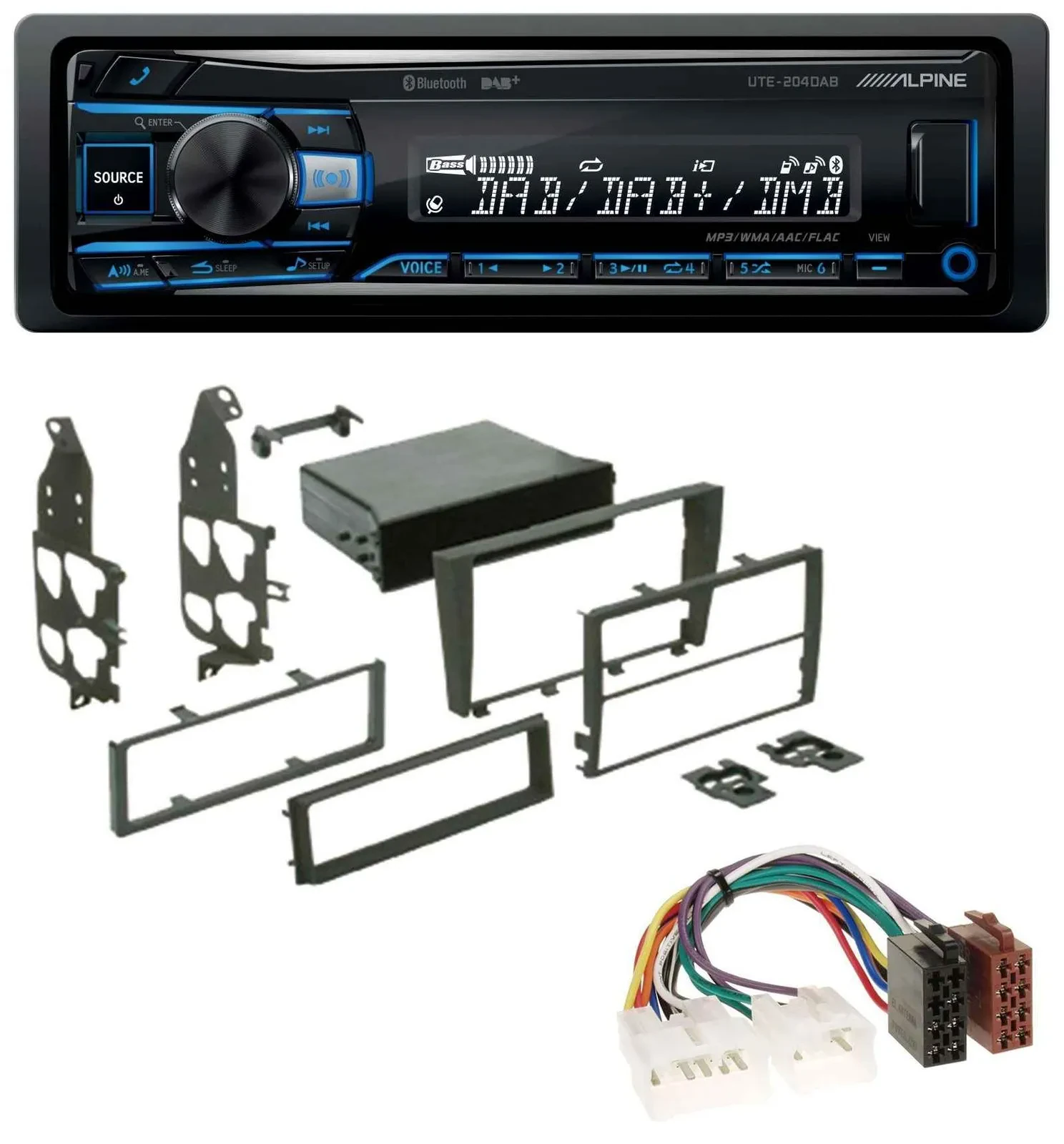 Автомагнитола для Lexus IS 300 (XE1, 2001–2005) Alpine USB, Bluetooth, DAB, MP3