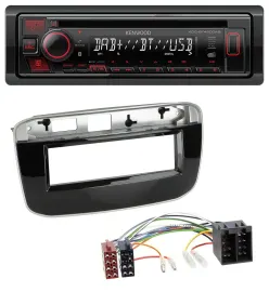 Kenwood MP3 CD USB Bluetooth DAB Autoradio für Fiat Punto Punto Evo (ab 2011)