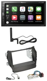 Автомагнитола Pioneer 2-DIN USB Bluetooth DAB MP3 для Hyundai Santa Fe (с 2012) без навигации
