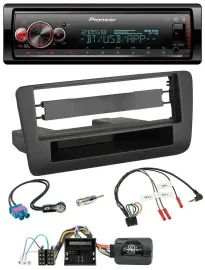 Автомагнитола для Audi A1 (с 2010) Pioneer Bluetooth, USB, DAB, поддержка кнопок на руле