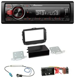 Pioneer MP3 1DIN DAB USB AUX Autoradio für Alfa Romeo Giulietta 940 Facelift ab