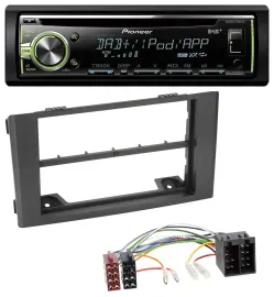 Автомагнитола для Iveco Daily (2006–2014) Pioneer DAB, USB, MP3, AUX, CD, черный